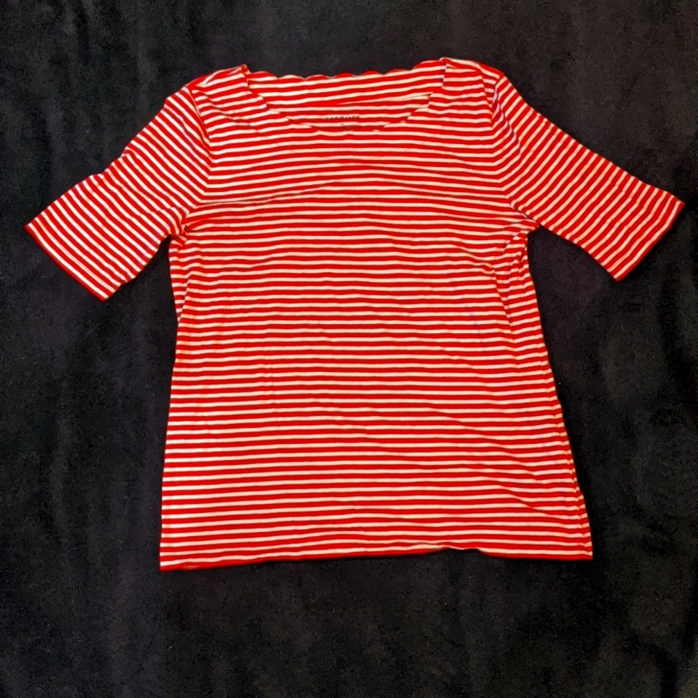 Talbot's Striped Blouse